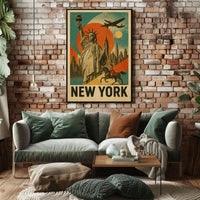 New York Iconic Imagery Poster