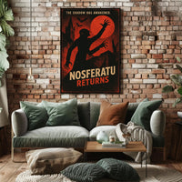 Nosferatu Eerie Gothic Horror Art Print Fantasy or Mythology Poster