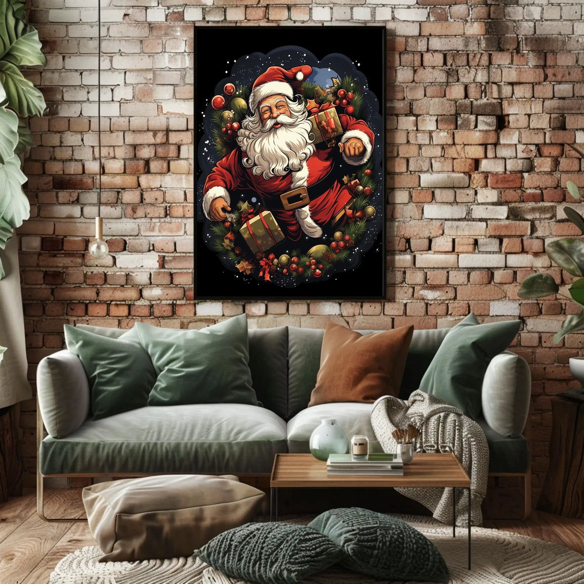 Santa Claus Holiday Cheer Poster