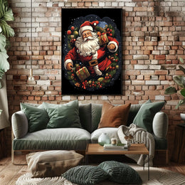 Santa Claus Holiday Cheer Poster