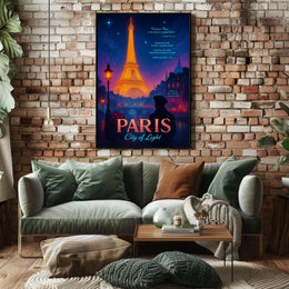 Paris City of Light Poster