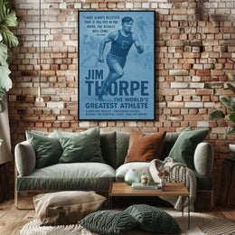 The Worlds Greatest Athlete Jim Thorpe Poster