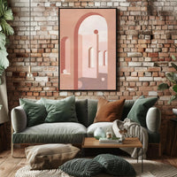 Abstract Architectural Forms Poster
