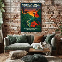 American Samoa's Pristine Beauty National Park Poster