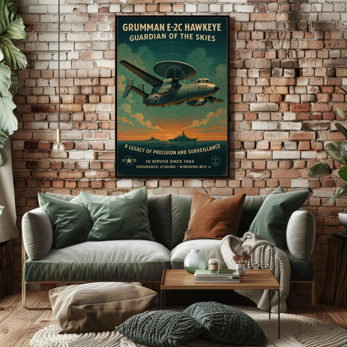 Grumman E-2C Hawkeye Guardian Of The Poster
