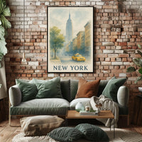 New York Cityscape Poster