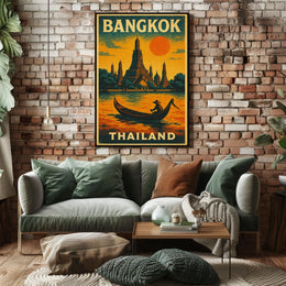 Bangkok, Thailand A Timeless Journey Poster