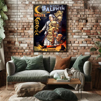 Samri S. Baldwin Mystical Vintage Theatre Poster