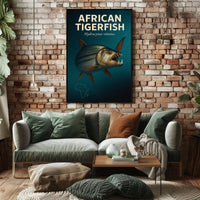 African Tigerfish Hydrocynus vittatus Poster