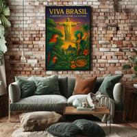 Viva Brasil A Tapestry of Culture and Nature Poster