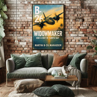 Martin B-26 Marauder Widowmaker Poster