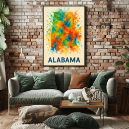Vibrant Alabama Poster