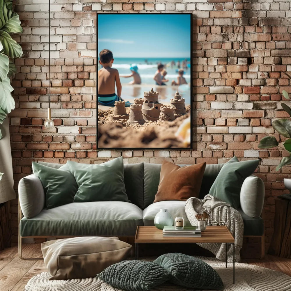 Vintage Parisian Skyline with Eiffel Tower Poster