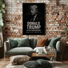 Trump Contemplative Leader Collectors Cinematic Poster