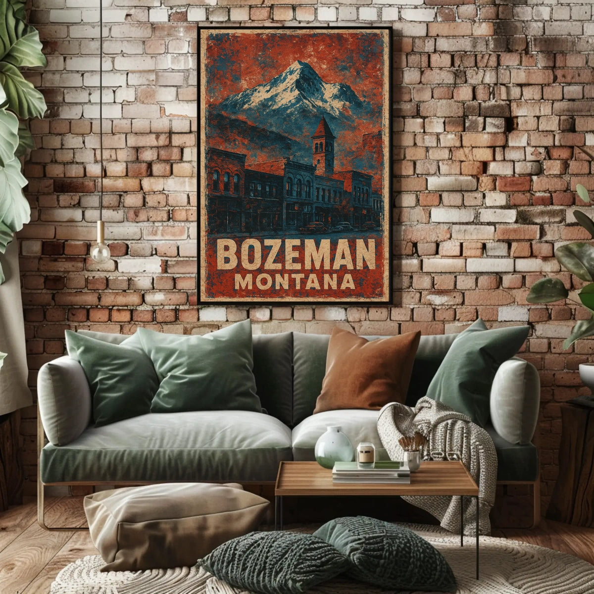 Bozeman, Montana Scenic Poster