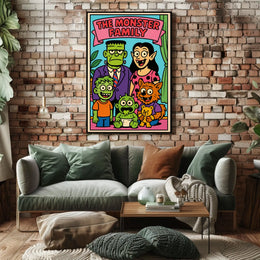 The Monster Family Poster