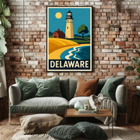 Delaware Lighthouse Poster