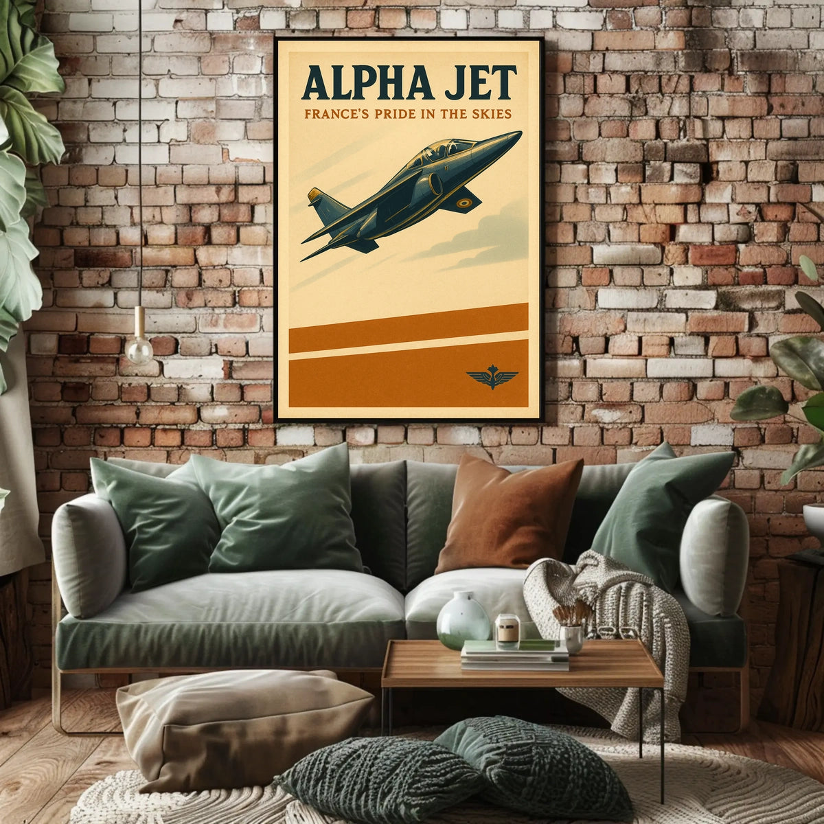 Alpha Jet Frances Pride in the Skies Poster