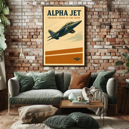 Alpha Jet Frances Pride in the Skies Poster