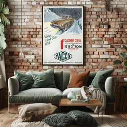 Rallye Monte Carlo 1959 Victory Poster