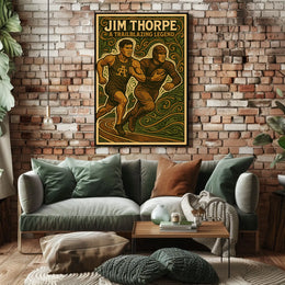 Jim Thorpe A Trailblazing Legend Poster