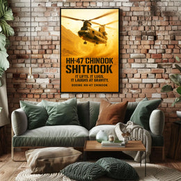 HH-47 Chinook Boeing's Heavy-Lift Helicopter Poster