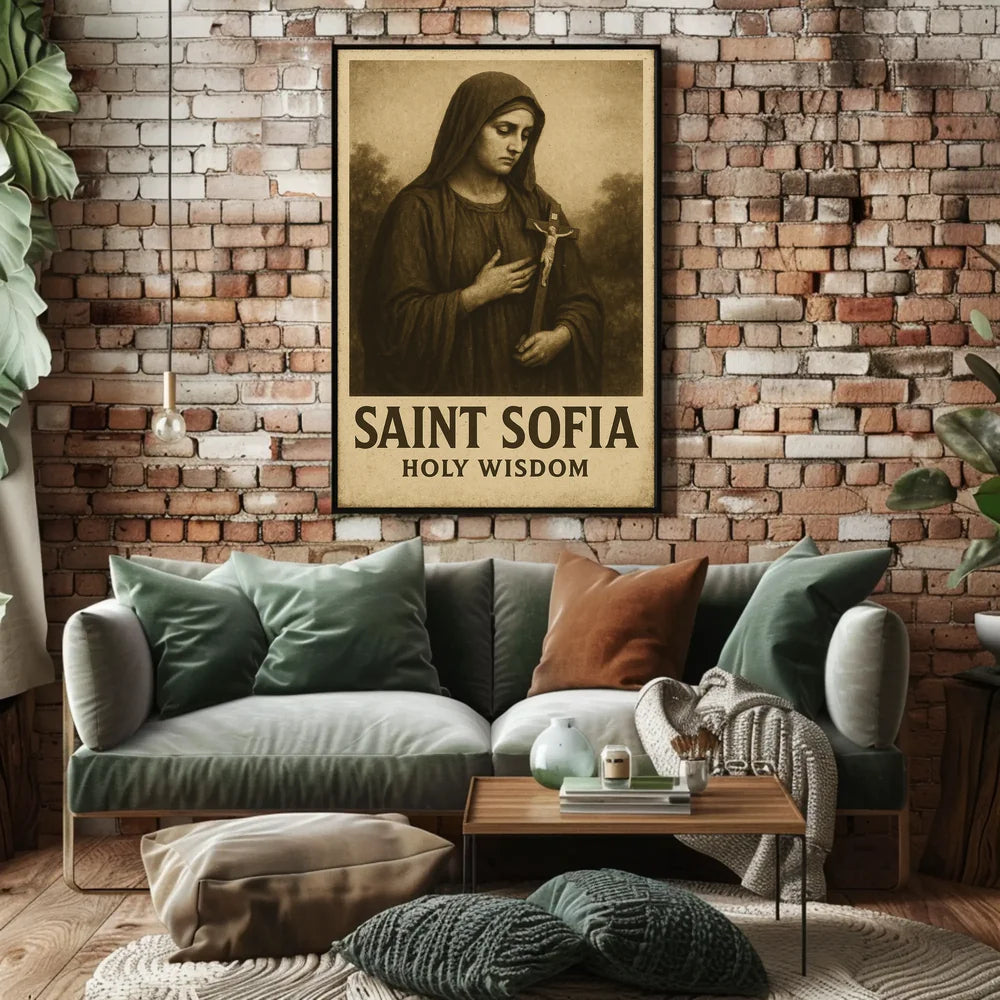 SAINT SOFIA: HOLY WISDOM Religious Art Poster