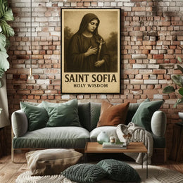 SAINT SOFIA: HOLY WISDOM Religious Art Poster