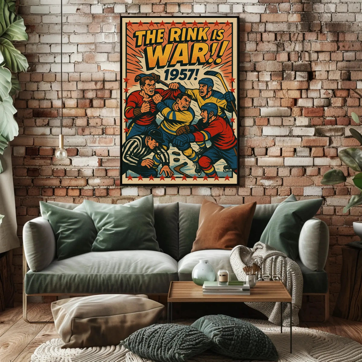 The Rink is War 1957 Poster