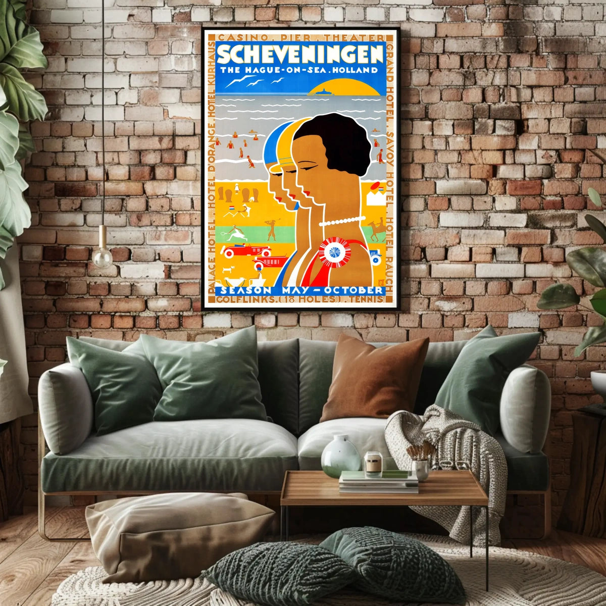 Scheveningen The Hague-On-Sea Poster