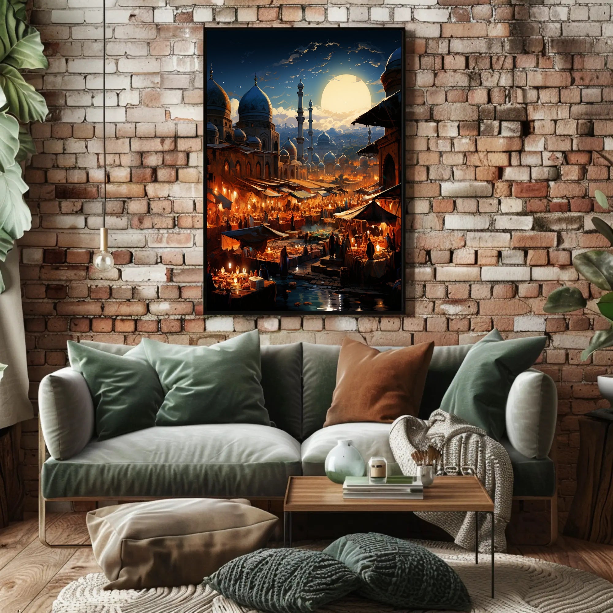 Moonlit Bazaar Poster