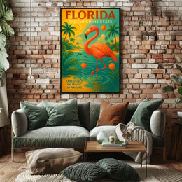 Florida The Sunshine State Poster