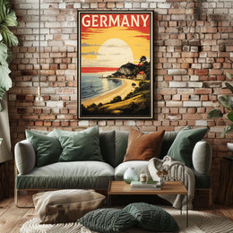 Germany Coastal Landscape Poster