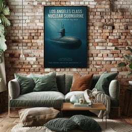 Los Angeles  Nuclear Submarine Poster PosterGoat