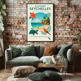Discover Seychelles  A Paradise of Diversity Poster PosterGoat