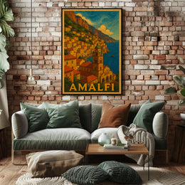 Amalfi Coast Scenic Beauty Poster