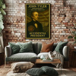 Accidental President John Tyler Historical or Presidential Poster
