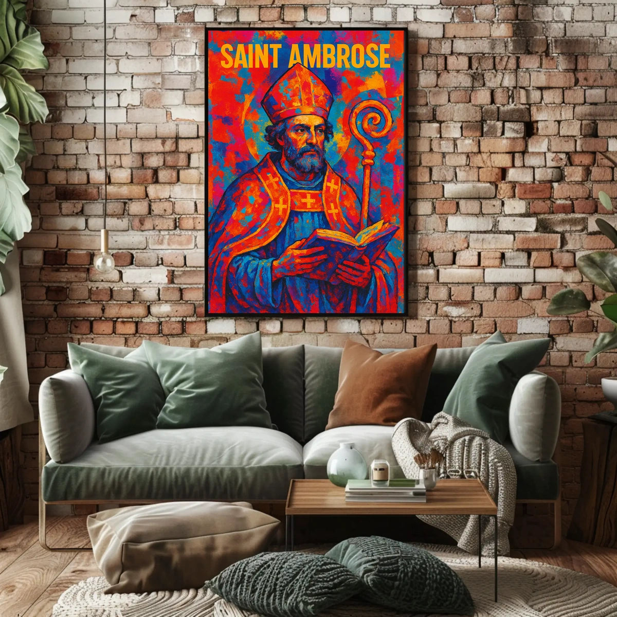 Saint Ambrose Poster