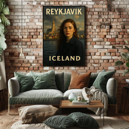 Reykjavik, Iceland Poster