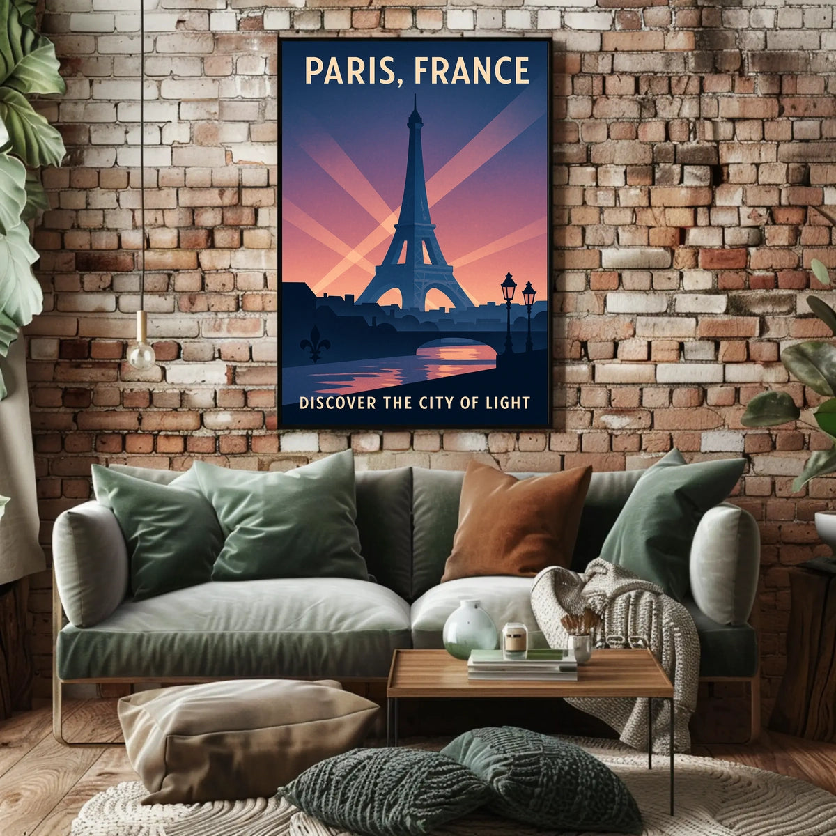 Discover Paris The City Of Light Poster