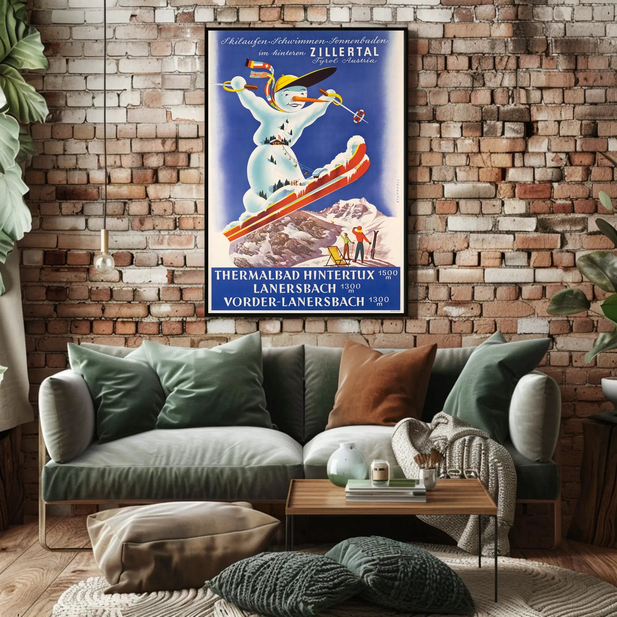 Zillertal Winter Wonderland Poster