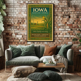 Iowa Heartland Of America Poster