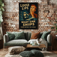 Loose Lips Might Sink Ships Poster