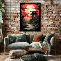 Moonlit Tranquility Poster PosterGoat