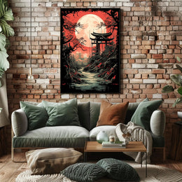 Moonlit Tranquility Poster PosterGoat