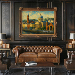 Isle of Man Architectural Charm Poster