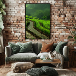 Terraced Rice Fields Southeast Asia Cultural or Heritage Poster PosterGoat