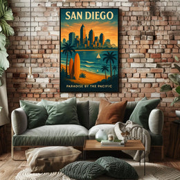 San Diego Paradise By The Pacific Poster