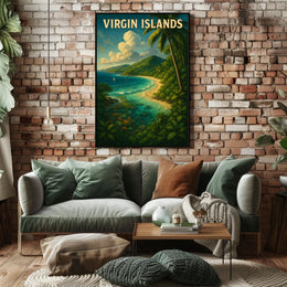 Virgin Islands Paradise Poster