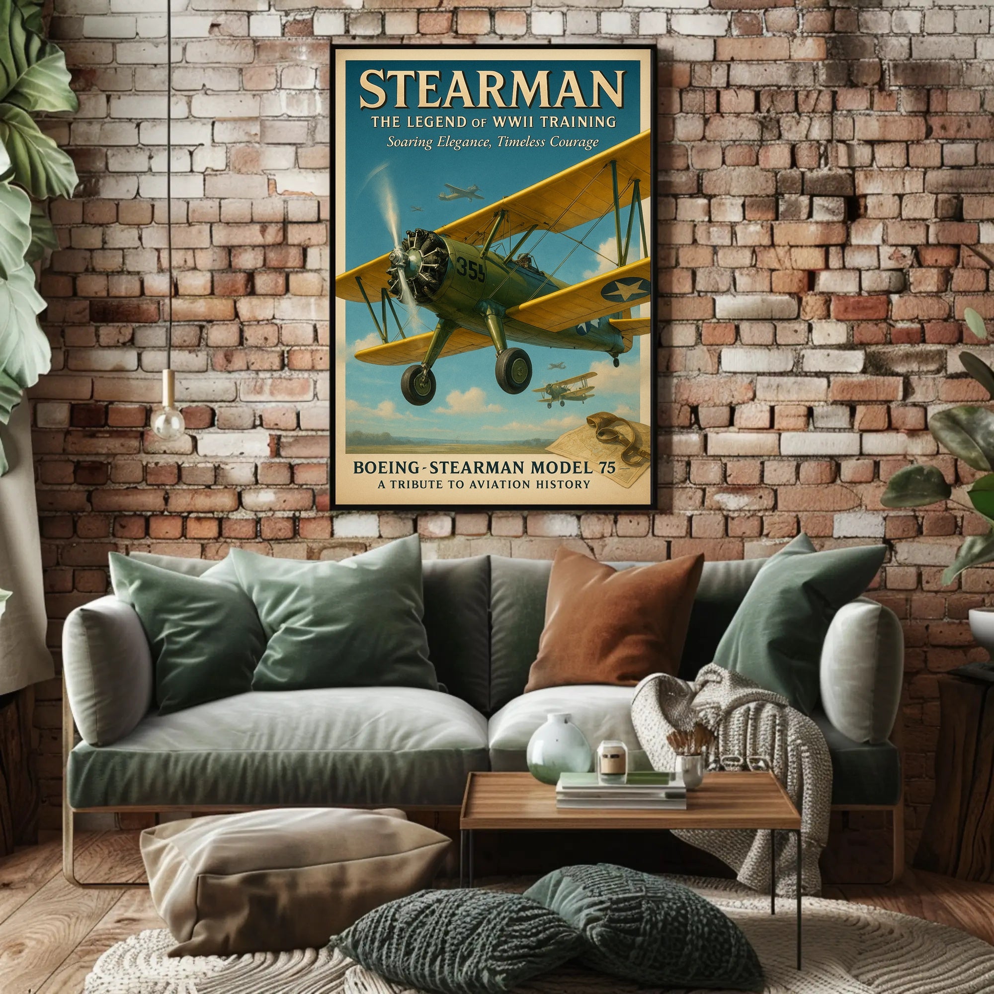 Stearman: The Legend of WWII Training Poster